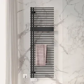 Kermi Credo Half round-E Badheizkörper 1800 x 600 mm schwarz