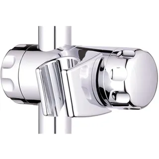 Schläfer 8126022 | Schieber für Duschstange und Duschkopfhalterung Verstellbare verschiebbare Duschhalterung für Gleitschiene Ø18mm