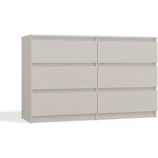 Topeshop CDF Kommode Malwa M6 120 Farbe: Beige Schrank für Dokumente, Kleinigkeiten Ideal für Wohnzimmer, Schlafzimmer, Kinderzimmer, Jugendzimmer und Büro 6