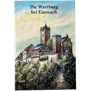 VALDEIG Kühlschrankmagnet, Die Wartburg bei Eisenach, Magnet Souvenir Deutschland Kühlschrankmagnete Magnete für Kinder Magnettafel & mini Kühlschrank, Thüringen Martin Luther Bibel Übersetzung, M