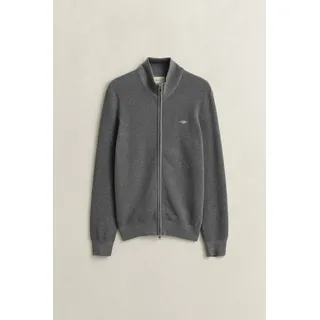 GANT Strickjacke dunkelgrau XXL