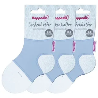 Hoppediz Sockenhalter in 3-er Set, blau | Gr.: onesize
