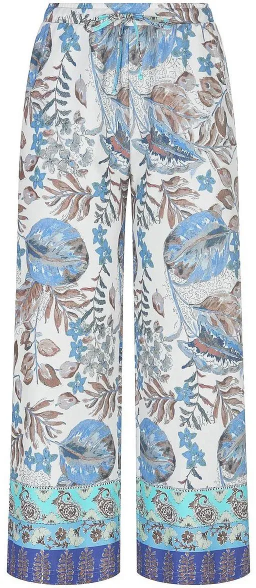 7/8-Hose Sanne Green Cotton weiss, 40