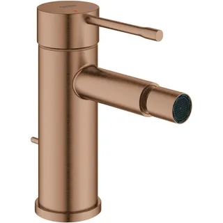 Grohe Essence Einhand-Bidetbatterie mit Zugstangen-Ablaufgarnitur - warm sunset gebürstet