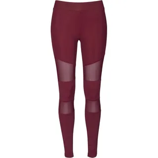 URBAN CLASSICS Ladies Tech Mesh Leggings - Rot