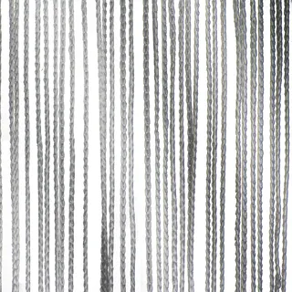 WENTEX String Curtain Grau, 220 Gramm/m2 300 x 400 cm (B x H) - ungefalten