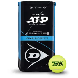 Dunlop Tennisball ATP Championship – für Sand, Hartplatz & Rasen (2x4 Bi-Pack)