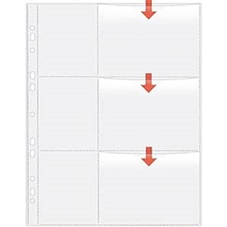 Veloflex 5347200 - Fotohüllen DIN A4, Fotosichthüllen, Sammel-Hüllen, für Fotogröße 9 x 13cm quer, 5 Stück