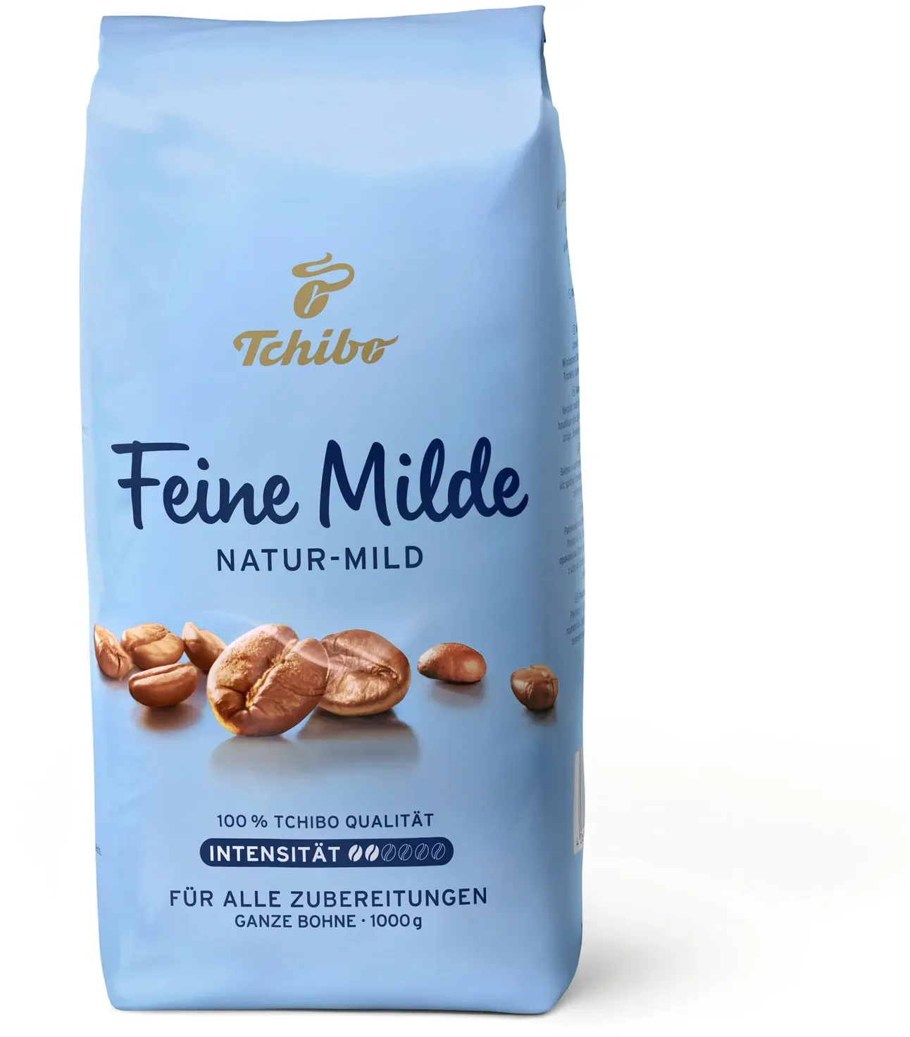 Tchibo - Feine Milde - 1 kg Ganze Bohne - Intensität: 2/6
