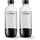 Tritan-Flasche 2 x 1 l schwarz