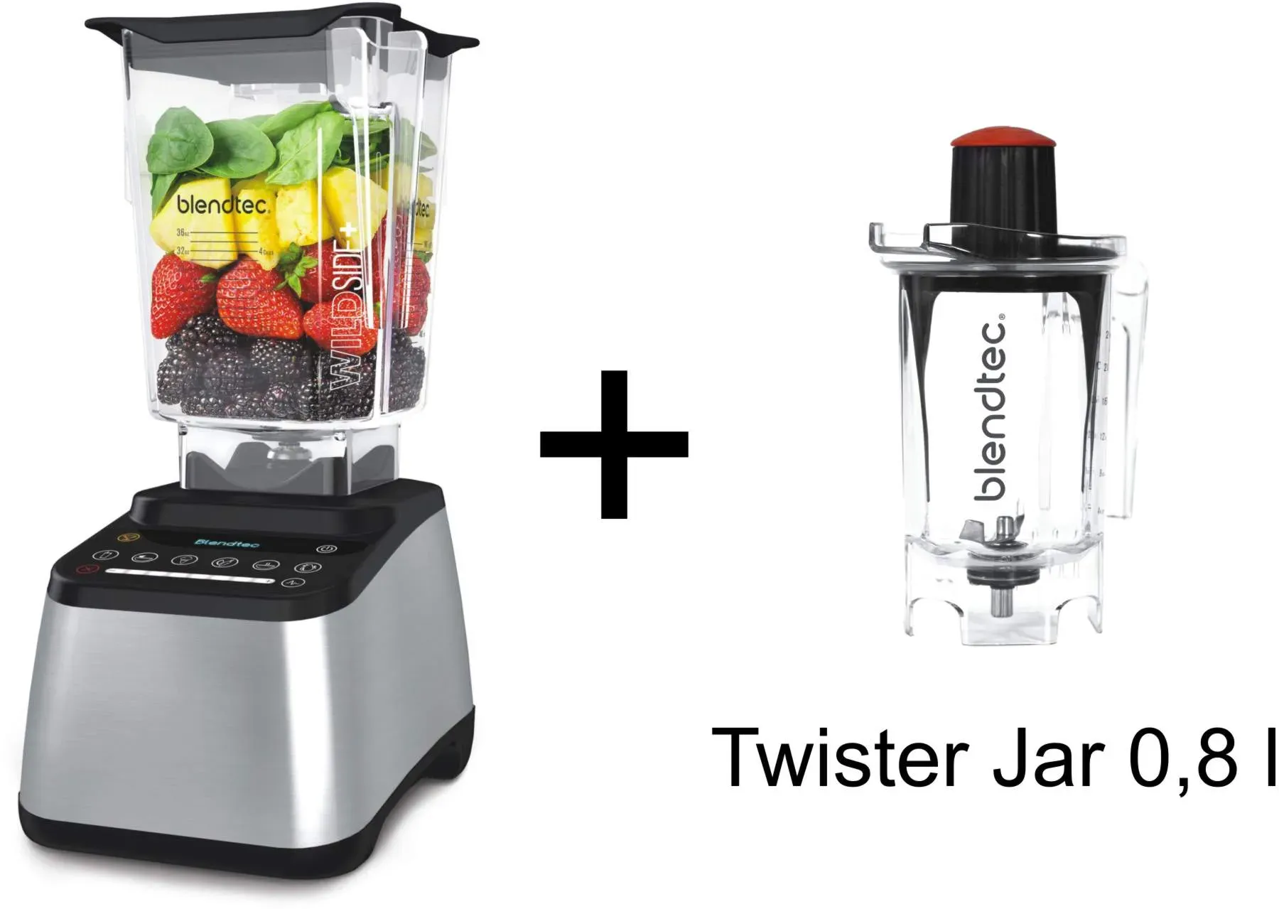 Blendtec Designer 725 Silber + Twister jar