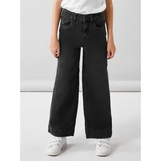 NAME IT Rose Wide Fit Jeans Black Denim 9 Jahre