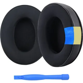 MMobiel Ersatz Ohrpolster für HyperX Cloud Stinger/Cloud II/Cloud Alpha -Kühlgel-Schwarz - Schwarz