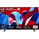 LG OLED42C47LA OLED evo TV (Flat, 42 Zoll / 106 cm, 4K, SMART TV, webOS 24 mit ThinQ)