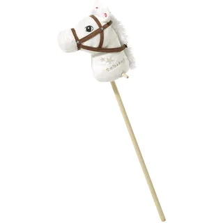 HEUNEC 740570 - Bibi & Tina, Steckenpferd Sabrina, 100 cm, weiß