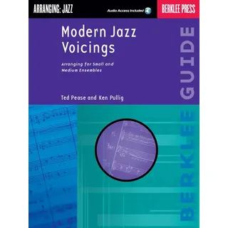 Berklee Press Publications Modern Jazz Voicings: Arranging for Small and Medium Ensembles with CD (Audio)