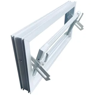 Kellerfenster weiss 100 x 30 cm Einfachverglasung
