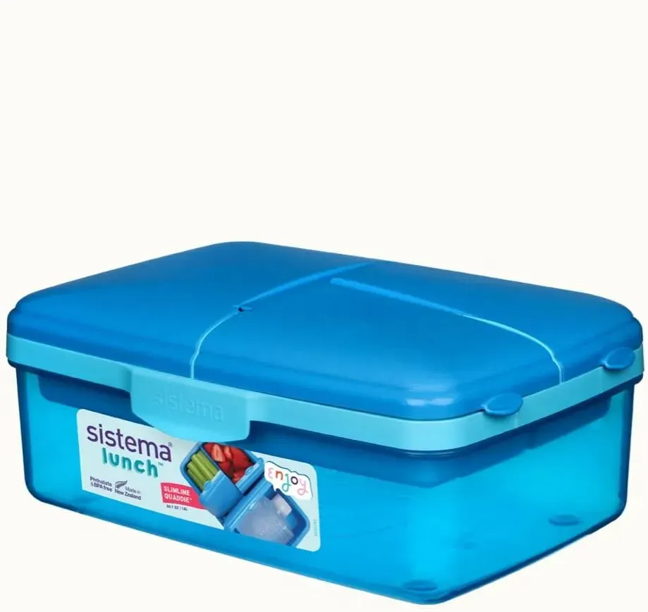 Sistema 3965 Lebensmittelaufbewahrungsbehälter Rechteckig Container 1,5 l Gemischte Farben 3 Stück(e)