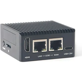 NanoPi R76S Rockchip RK3576 Board mit Dual 2,5G Ethernet Port 16GB Ram 32GB eMMc, unterstützt OpenMediaVault (Metal Kit)