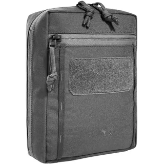 Tasmanian Tiger TT Tac Pouch 6.1 Rucksack Zusatz-Tasche mit Patch Klett-Fläche Molle-System kompatibel, Zubehör-Tasche für EDC, Werkzeug oder kleine Erste Hilfe Sets, 20 x 15 x 6 cm, Titan Grey