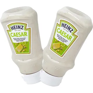 Heinz Caesar Salat Dressing 2 x 400ml – Große Spenderflasche für köstliche Salate