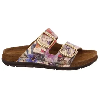 Floralprint schimmerndem gold/metallic 47