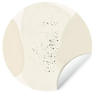MuchoWow Wandsticker Pastell - Flecken - Design (1 St), Selbstklebende Runde Vliestapete, Wohnzimmer, 140x140 cm bunt 140 cm x 140 cm x 0.1 cm