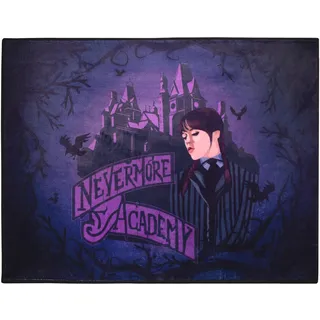 SD Toys Nevermore Academy Wednesday Teppich - Multicolor - One Size