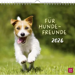 Groh Wandkalender 2026: Für Hundefreunde