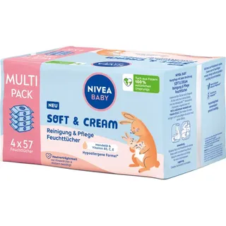 Feuchttücher Soft & Cream (4x57 St)