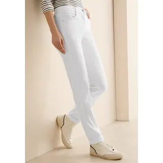Cecil Damen B378650 Slim Fit Jeans, White, 36W x 28L