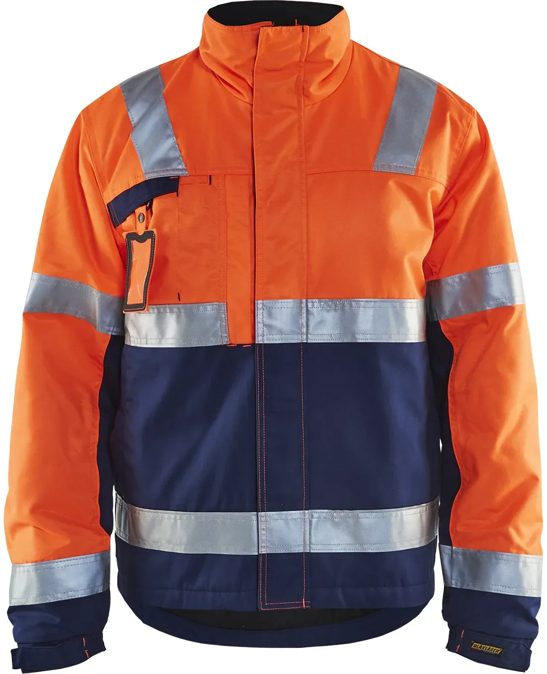 Blakläder® High Vis Winterjacke High Vis Gelb/Mittelgrau 4862 1811 - orange/marineblau - 2XL