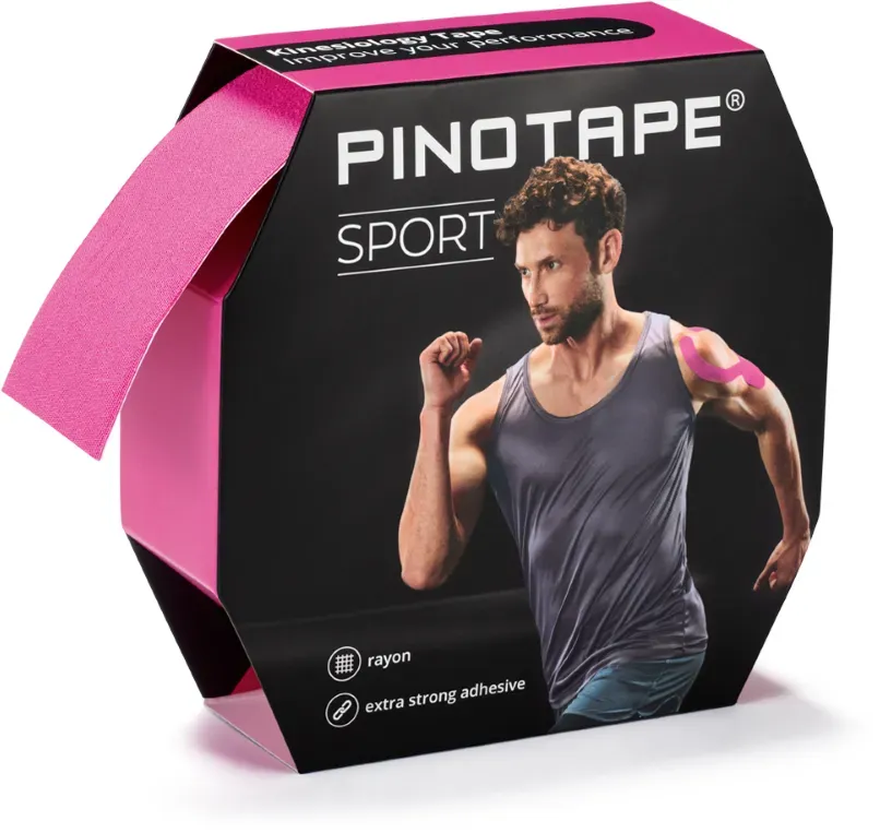 Pinotape Sport Kinesiologie Tape Pink 5 cm x 31 m