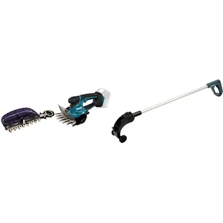 Akku-Grasschere 18V + Griffverlängerung mit Rolle