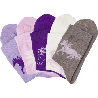 H.I.S. H.I.S Socken, (Packung, 5 Paar), mit Pferdemotiven H.I.S bunt-gemustert