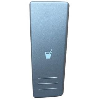 SHENGG X1 Neue Innen Armaturenbrett Auto Wasser Tasse Halter Abdeckung Cap Trim for 6Q0858602E 6Q0858602 (Color : Burshed Silver)