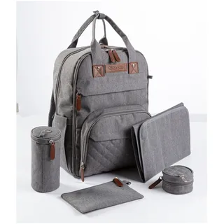 2hearts Wickelrucksack Functional, grau
