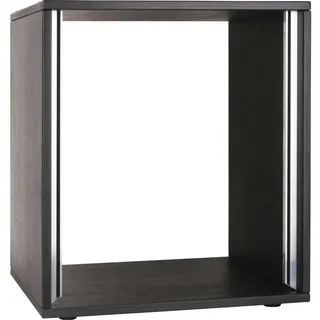 MUSIC STORE Musikinstrumentenständer, (Studiorack 12HE Birke MP Bausatz schwarzlack. gerade, Studiomöbel, Studio Racks), Studiorack 12HE, Birke MP Bausatz