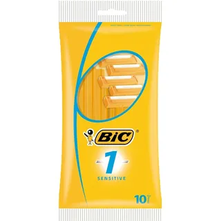 BIC 1, Packung mit 10 Rasierklingen.