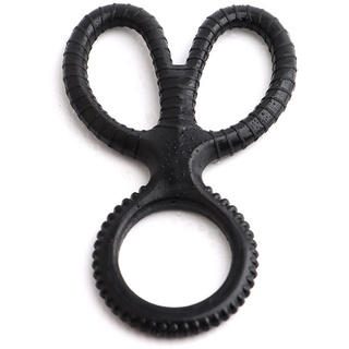 ZWBHSH Silikon Penisring Hodenring Penis Hoden Doppelbondage Erotik Spielzeug Weicher Und Elastischer Cock Ring Für Eine Harte Und Lange Erektion Männer Sex Sexspielzeug