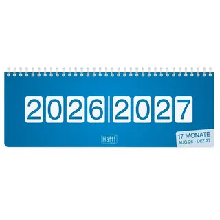 Häfft Tischkalender 26/27 Königsblau
