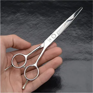 MKYOKO Doppelschwanz-Lockenschere, professionelle Haarschneideschere, Flache Schere, Texturierungsschere für den Salon. Spezielle Haarschneideschere für Stylisten