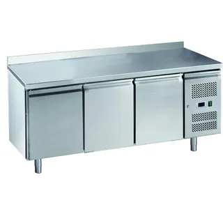 GastroHero Kühltisch ECO 3/0 mit Aufkantung - GN 1/1