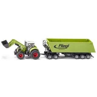 Siku 1949 - Traktor mit Frontlader Dolly und Muldenkipper 1:50