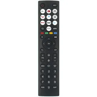 Ersatz-Sprachfernbedienung ERF2AE36, fit for Hisense 4K Ultra HD 43E77NQ 50E77NQ 58E77NQ 65E77NQ 75E77NQ 85E77NQ 100E7NQ 55E77NQ 43E77NQ 50E77NQ 58E77NQ 65E77NQ 75E77NQ 85E77NQ 55E79NQ 43E79NQ