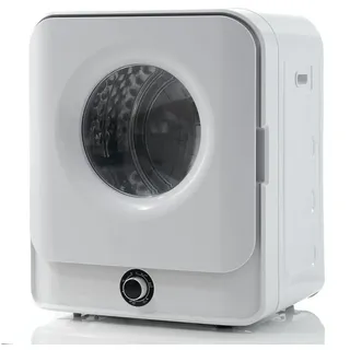 DOTMALL Elektrischer Wäscheständer 3kg, Fünf Trocknungsprogramme,Überhitzungsschutz, wandmontierbar weiß