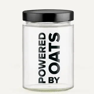 3Bears Overnight Oat Glas XXL für echte Porridge Lover – Meal Prep Glas mit Deckel für ein leckeres & schnelles Frühstück – größer mit praktischen Markierung für die perfekte Overnight Oats