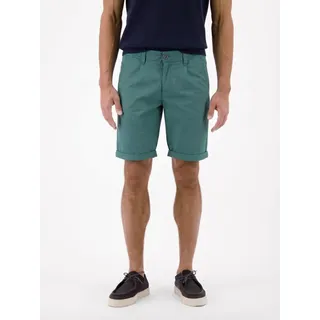 Lerros Chinoshorts LERROS "Kurze Chino aus leichtem Baumwollmix", Herren, Gr. 34, soft teal, 74% Baumwolle, 24% Polyester, 2% Elasthan, Hosen Chinoshorts