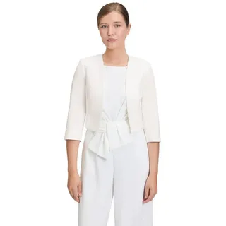 Vera Mont Bolero-Jacke mit Kellerfalten Rohweiß,44 | 44