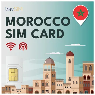 travSIM SIM für Marokko | Orange Netzwerk | 10 GB Mobile Daten | Hotspot verfügbar | Marokko Internationaler SIM-Plan ist 14 Tage lang gültig